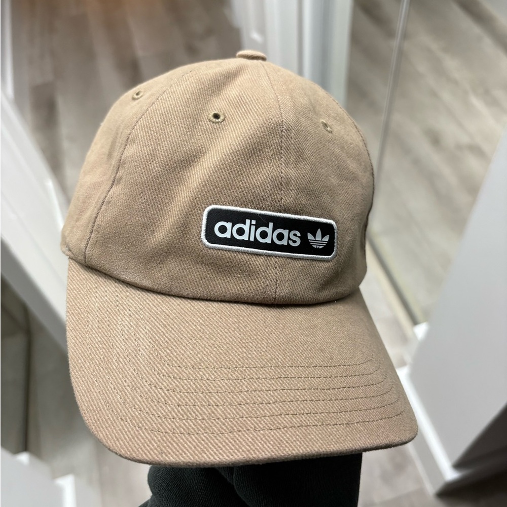 Adidas Tan 5 panel hat